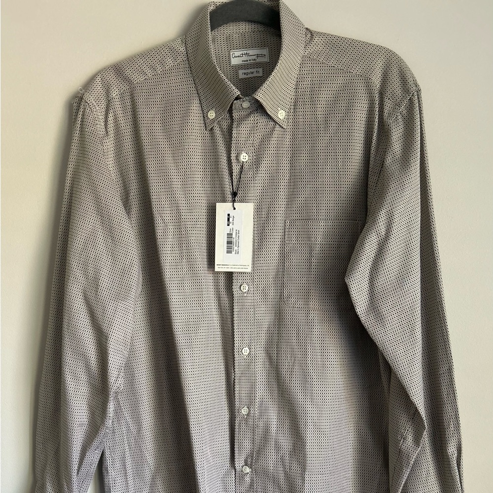 Ernest Hemingway dress shirt for men size Us 16 It 41 made in Italy Regular Fit